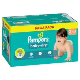 couches pampers soins premium taille 3 bébé 6-10 kg