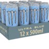 Boissons énergisantes Monster Energy Ultra Blue 500ml en palette
