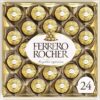 Coffret Ferrero Rocher 375g avec chocolats dorés à la noisette