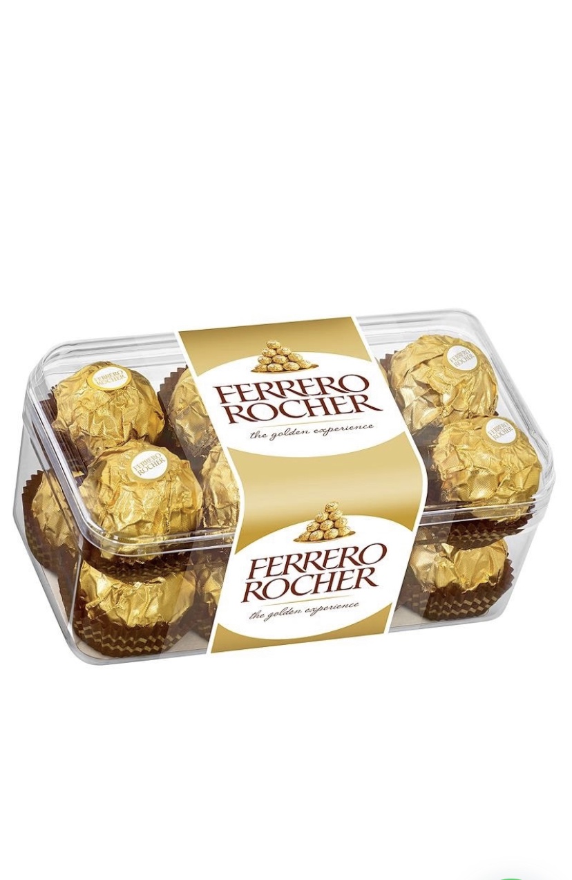 Ferrero Rocher 200g Coffret Ferrero Rocher 200g avec bouchées pralinées chocolat-noisette