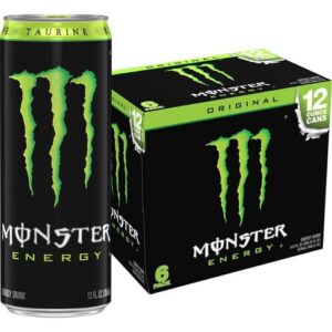 Canette Monster Energy 500ml en gros plan
