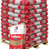 Palette de 126 sacs de granulés de bois 8 kg – énergie propre et performante