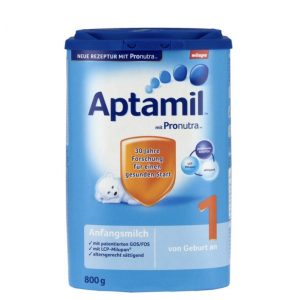 Boîte Milupa Aptamil 1 EP – lait 1er âge dès la naissance pour nourrissons