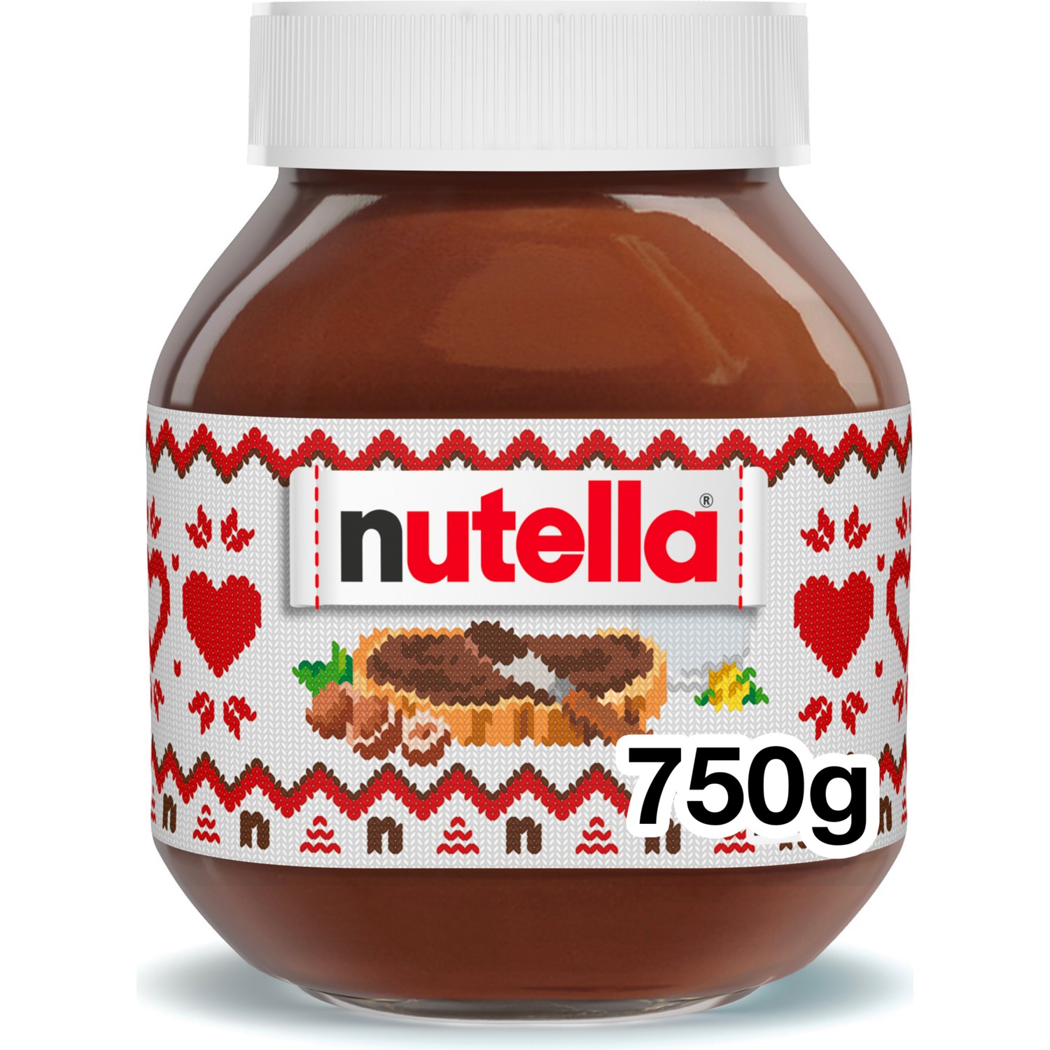 Palette-Nutella-750G Pot de Nutella 750g – pâte à tartiner noisettes et chocolat