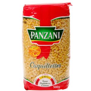 Palette pâtes coquillettes Panzani 500g