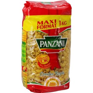 Palette pâtes coudes rayés Panzani 1kg