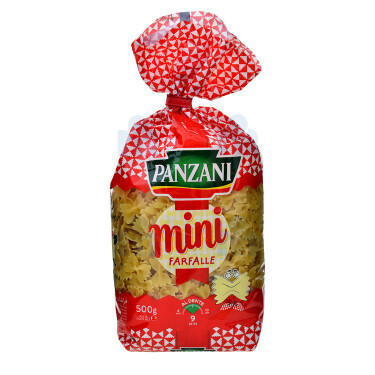 Palette Pâtes Mini Farfalles Panzani 500G Palette de mini farfalles Panzani 500g