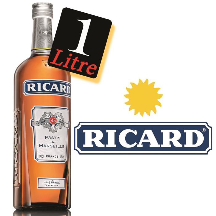 ricard-1l-bouteille.jpg Bouteille Ricard 1L - Pastis anisé français