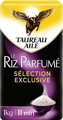 Palette Riz parfumé basmati & indica - TAUREAU AILE - 1KG Palette de sacs de riz Taureau Ailé 1kg