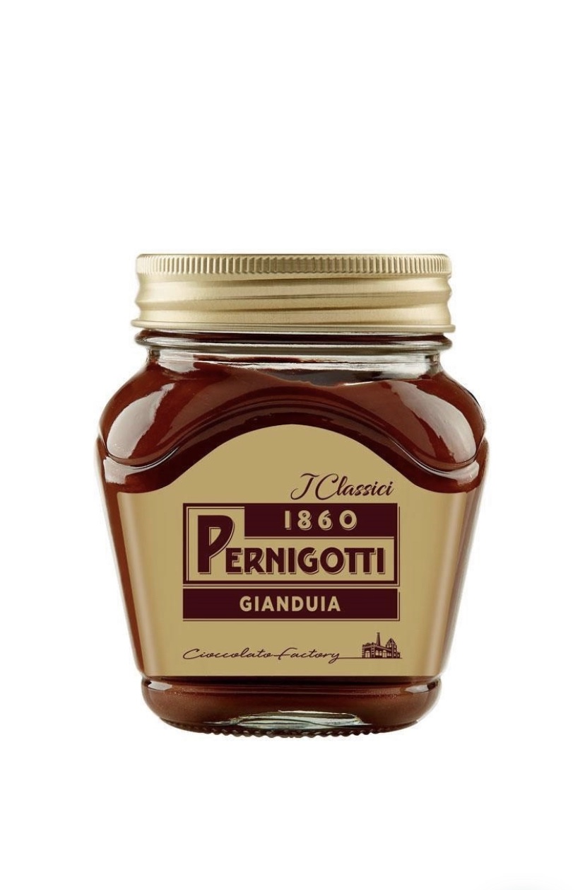 Pernigotti Gianduia 350g Pot de Pernigotti Gianduia 350g – pâte à tartiner chocolat noisette italienne
