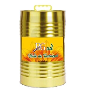 Palette d’huile de tournesol raffinée SanJosol en bidons de 25L